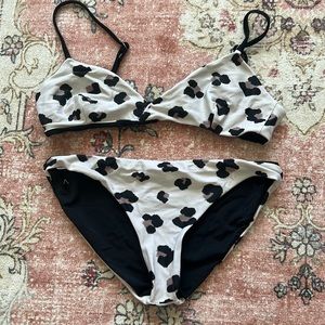 Kitty & Vibe Cheetah Print Triangle Bikini